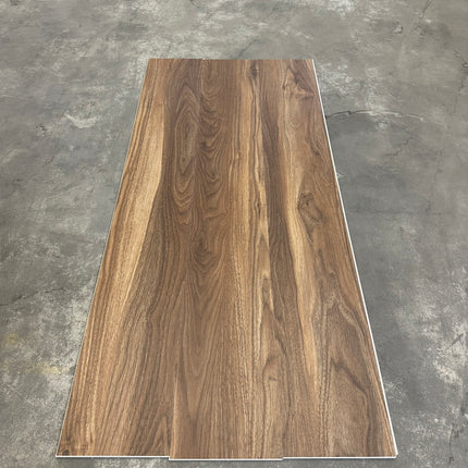 Rigid click PVC walnut fit 5mm geïntegreerde ondervloer