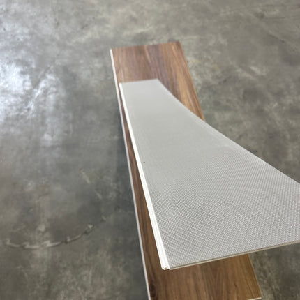 Rigid click PVC walnut fit 5mm geïntegreerde ondervloer