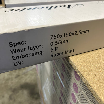 Dryback PVC visgraat brown oak 2,5mm