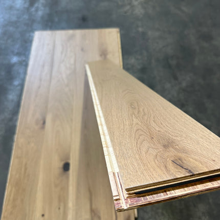 Parket half-massief click brushed matt lacquer 14mm/2,5mm