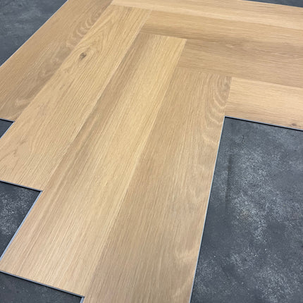 Rigid click PVC visgraat honing naturel 5,3mm geïntegreerde ondervloer