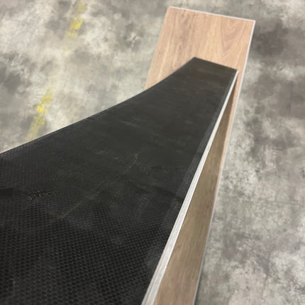 Rigid click PVC vinilo bruin 5mm geïntegreerde ondervloer