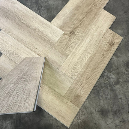 Rigid click PVC visgraat villa 5mm geïntegreerde ondervloer