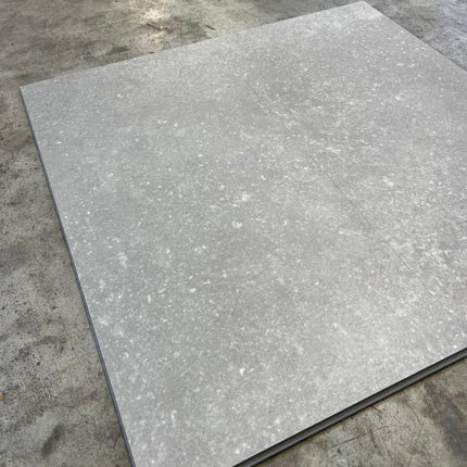 Rigid click PVC betonlook 5mm geïntegreerde ondervloer