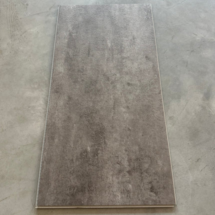 Rigid click PVC tile flagstone grey 6mm geïntegreerde ondervloer