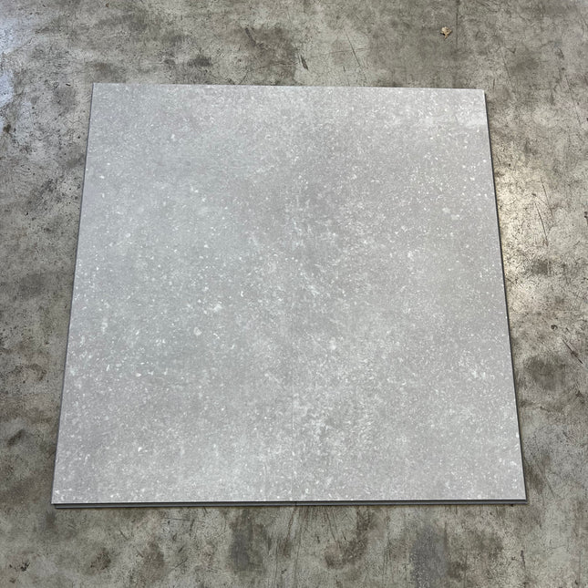 Rigid click PVC betonlook 5mm geïntegreerde ondervloer