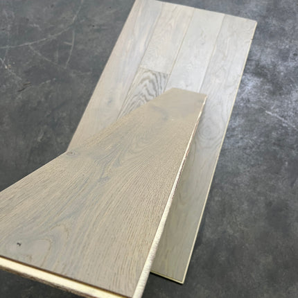Parket half-massief eik grijs rustiek 10mm/3mm