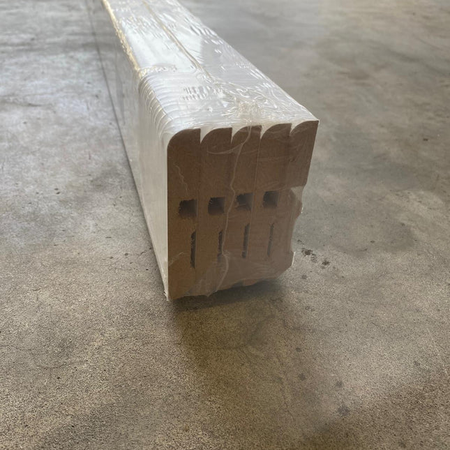 MDF plint wit 9 x 14mm 2,4m