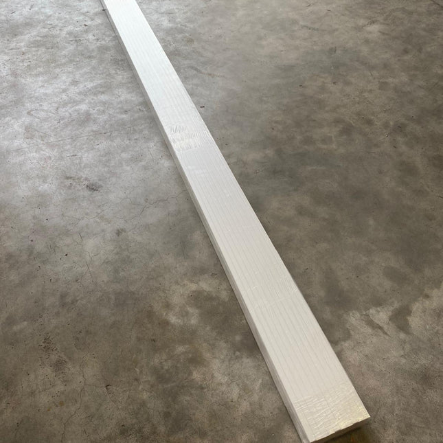 MDF plint wit 6 x 14mm 2,4m