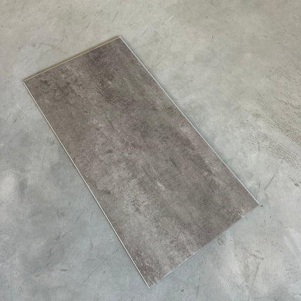 Rigid click PVC tile flagstone grey 6mm geïntegreerde ondervloer