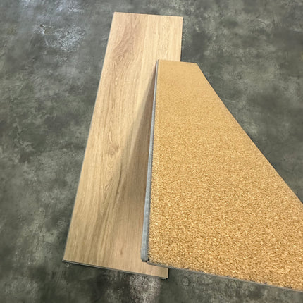Rigid click PVC naturel 6,5mm geïntegreerde kurk ondervloer