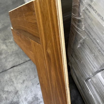 Lot 1,8m2 parket half-massief eik visgraat dark smoked 14mm/3mm