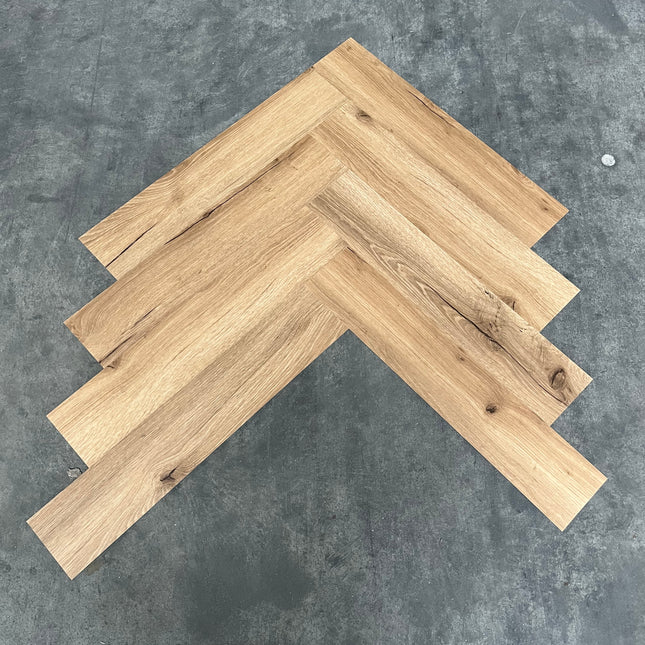 Dryback PVC visgraat naturel smoked 2,5mm