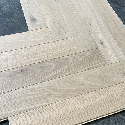 Parket half-massief eik visgraat 10mm/3mm