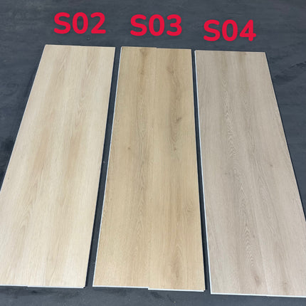 Rigid click PVC S04 greige 6mm geïntegreerde ondervloer