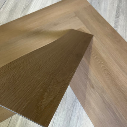 Dryback PVC visgraat dark brown oak 2,5mm