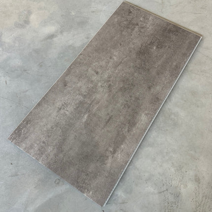 Rigid click PVC tile flagstone grey 6mm geïntegreerde ondervloer