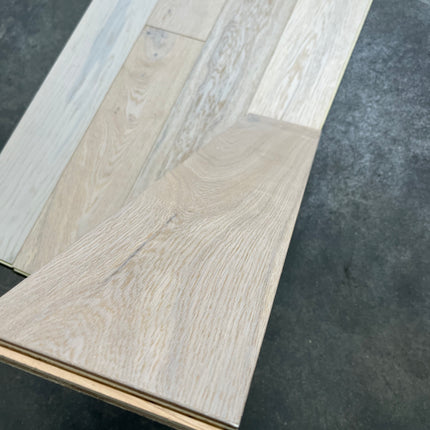 Parket half-massief eik wit rustiek 10mm/3mm