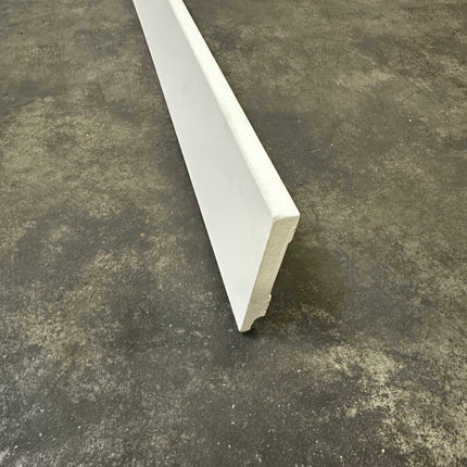 MDF plint wit 90 x 12mm 2,44m