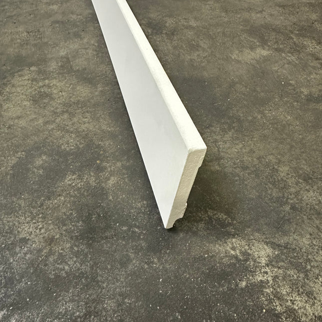 MDF plint wit 90 x 12mm 2,44m