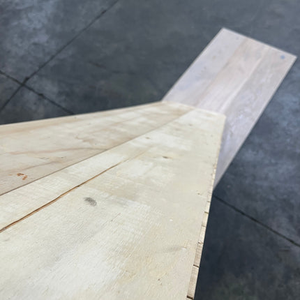 Parket half-massief eik wit lang 14mm/3mm