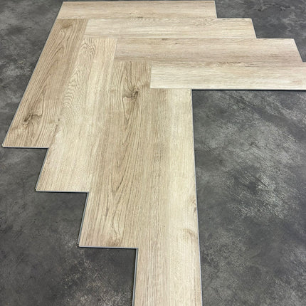 Rigid click PVC visgraat villa 5mm geïntegreerde ondervloer