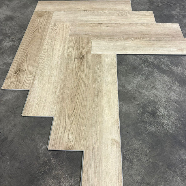 Rigid click PVC visgraat villa 5mm geïntegreerde ondervloer