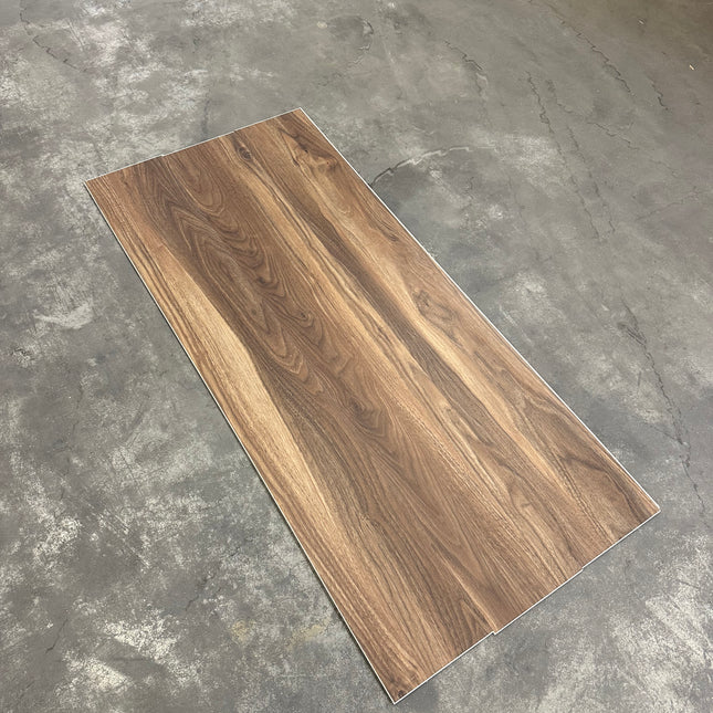 Rigid click PVC walnut fit 5mm geïntegreerde ondervloer