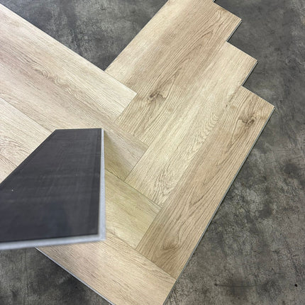 Rigid click PVC visgraat villa 5mm geïntegreerde ondervloer