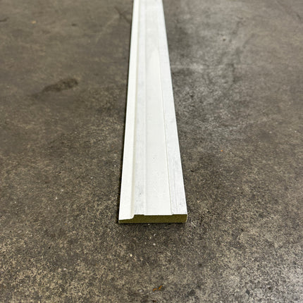 MDF plint wit 55 x 12mm 2,44m