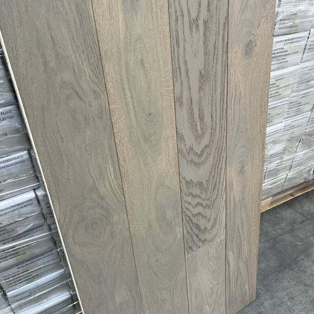 Parket half-massief eik grijs rustiek 10mm/3mm