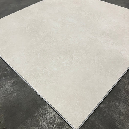 Rigid click PVC betonlook beige 5mm geïntegreerde ondervloer
