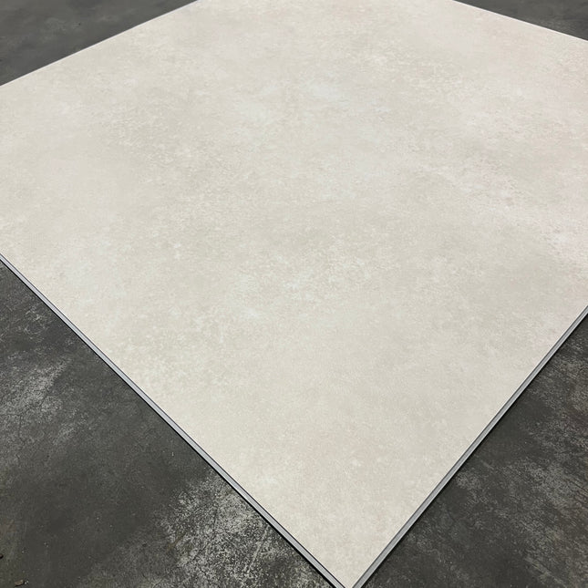 Rigid click PVC betonlook beige 5mm geïntegreerde ondervloer
