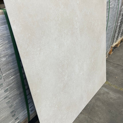 Rigid click PVC betonlook beige 5mm geïntegreerde ondervloer