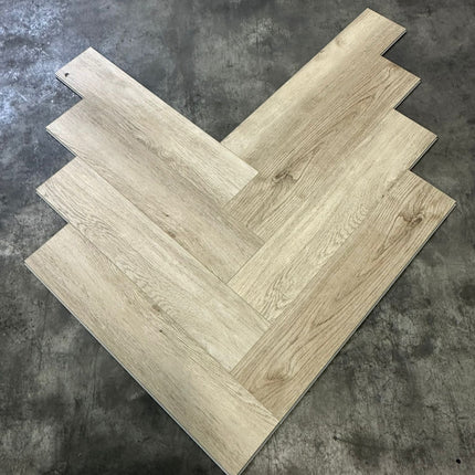 Rigid click PVC visgraat villa 5mm geïntegreerde ondervloer