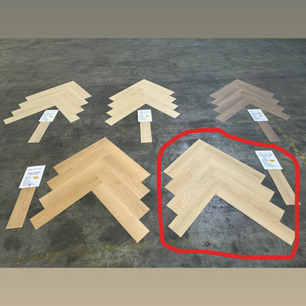 Dryback PVC visgraat sand 2,5mm