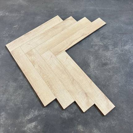 Laminaat luxury visgraat beige 12mm waterbestendig