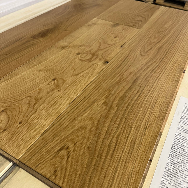 Parket half-massief eik naturel vernis 10mm/2,5mm