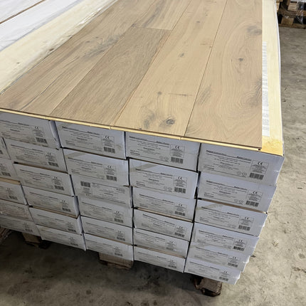 Parket half-massief eik white wash 10mm/3mm
