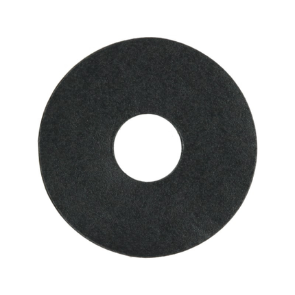 Zelfkl. rozet (17 mm) zwart RAL 9005 (10 st.)