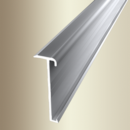 Inschuif trapneusprofiel 846 tot 3 mm PVC zilver