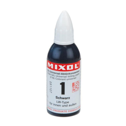 Mixol kleurpigment tbv lijm zwart 20 ml