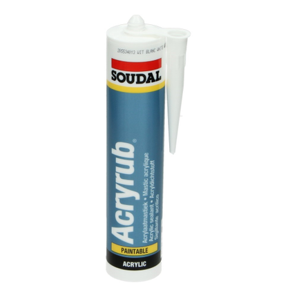 Soudal Acryrub acrylkit wit 310 ml