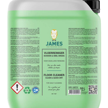 James vloerreiniger schoon & snel droog 10L