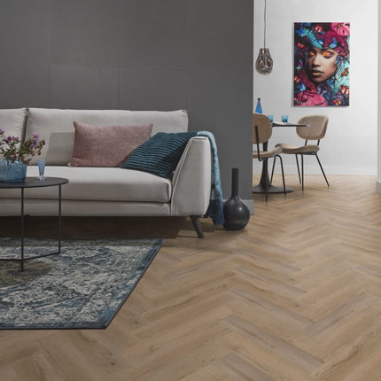 Ambiant Spigato Vivero Visgraat Klik Natural Oak 6412282219