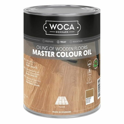Woca Master Colour Oil Extra Grijs 1l