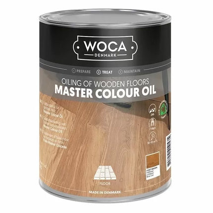 Woca Master Colour Oil Licht Bruin 1l